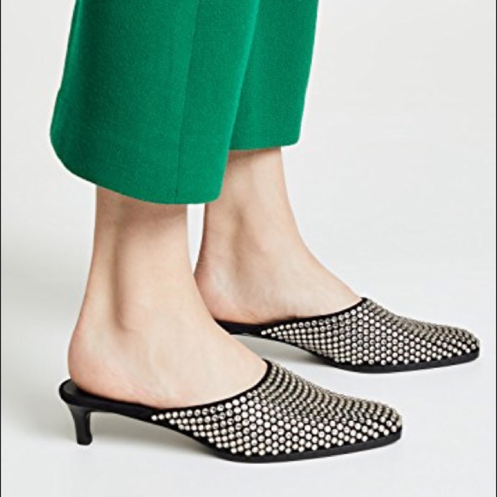 3.1 Philip Lim Agatha Kitten Heel Mule with Stud